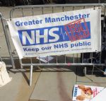 NHS Expo Protest Manchester